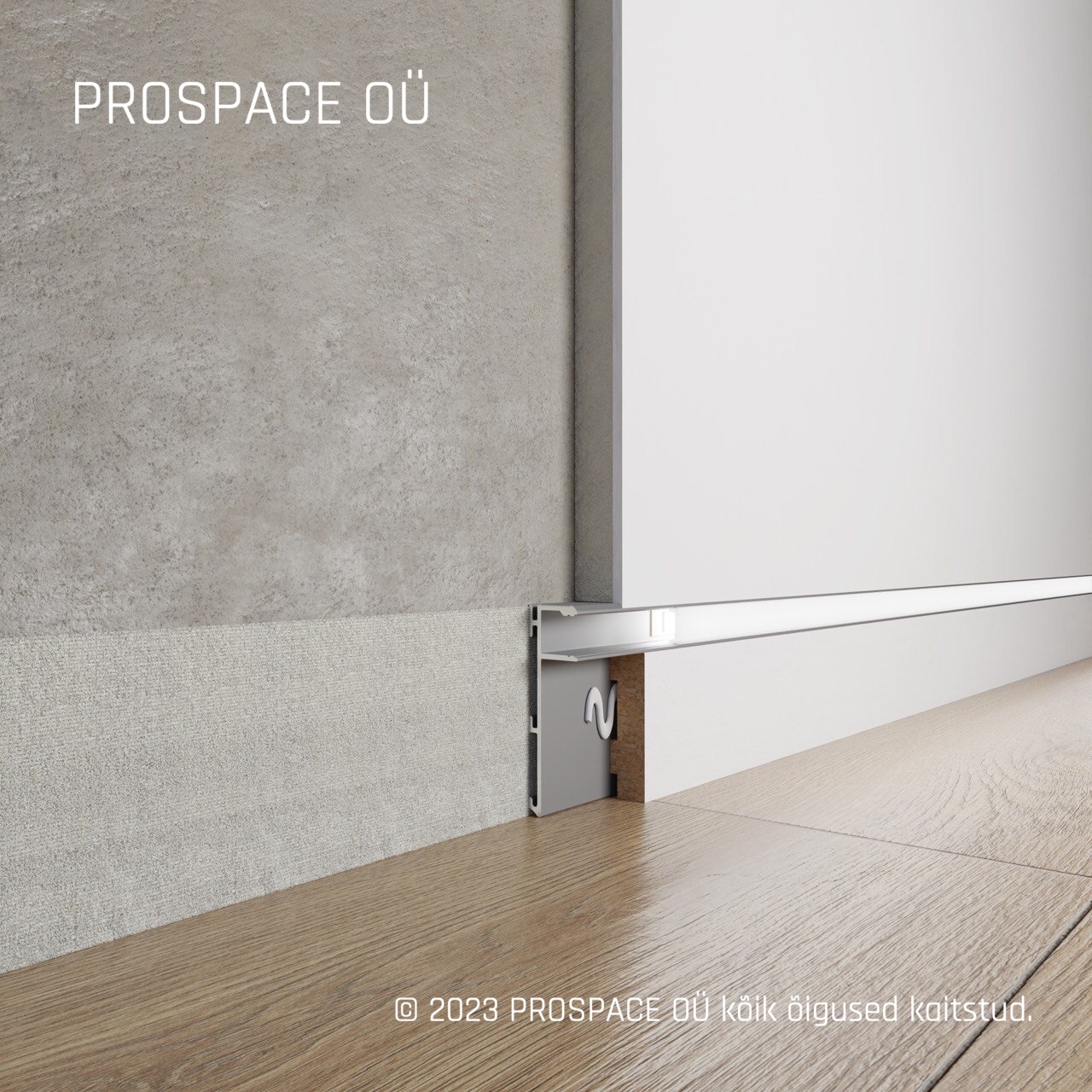 ASP410 – Seina LED varjuprofiil
