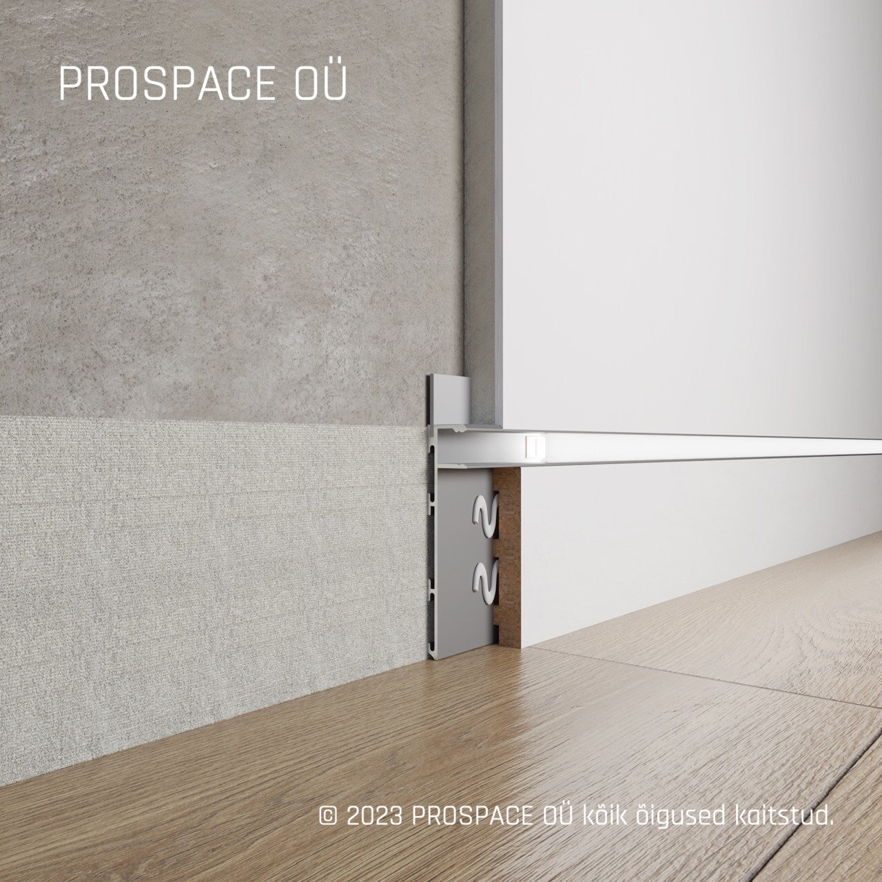 ASP610 – Seina LED varjuprofiil