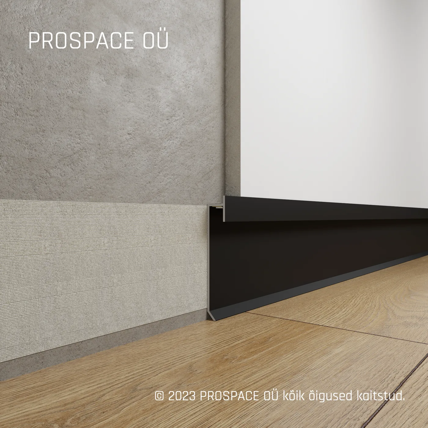 ASP905 – Põranda LED varjuprofiil